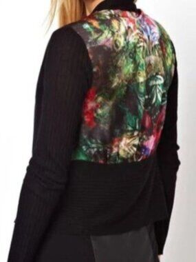 Ted Baker Cardigan with Floral Printed Back